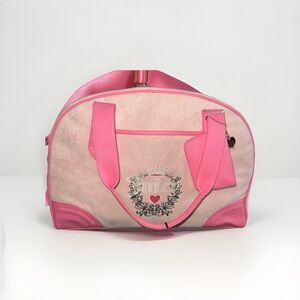 Juicy Couture Pink Weekender Travel Bag
